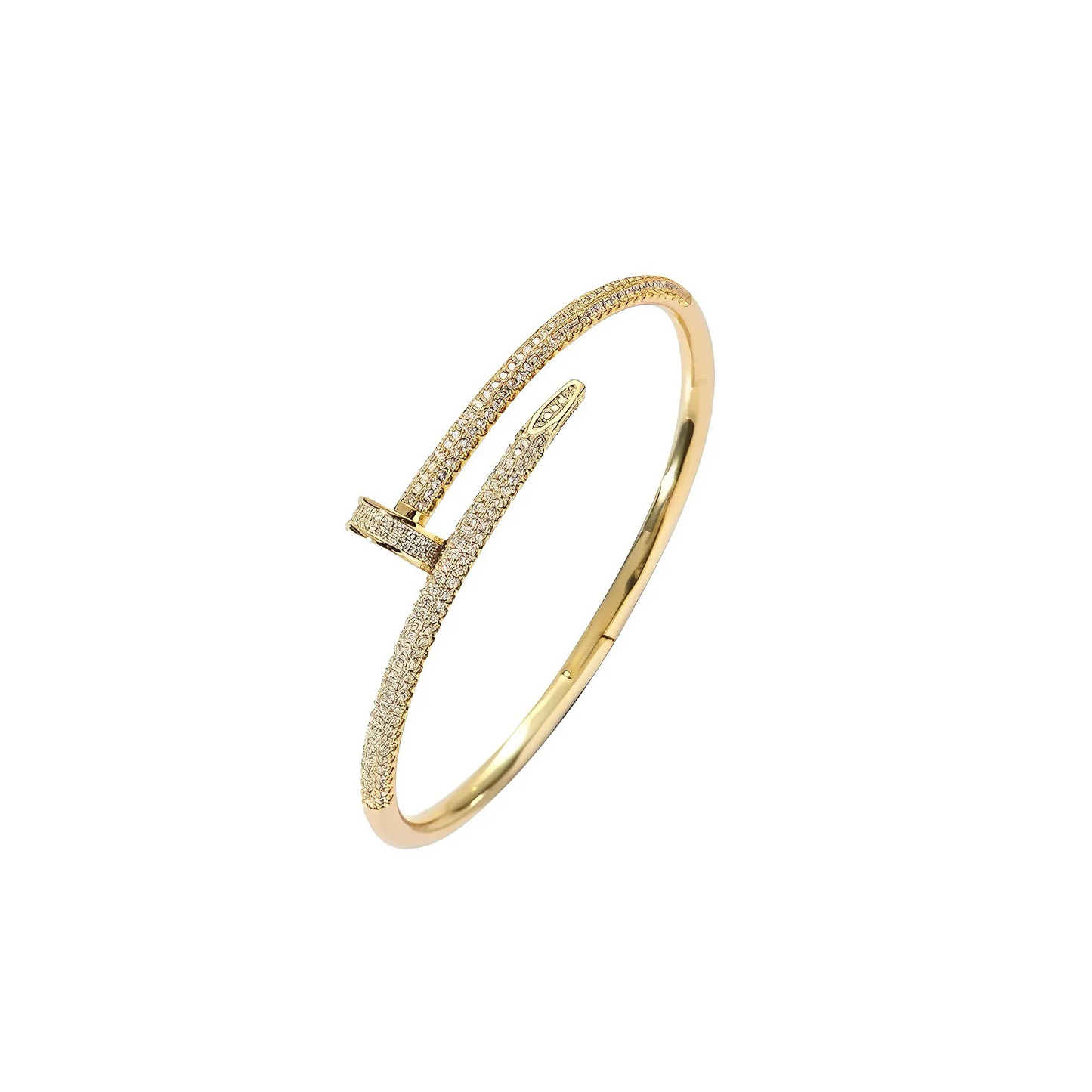 "C" Sparkling Armreif